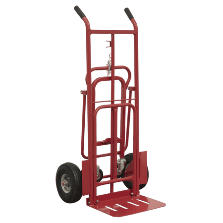 Sealey Sack Truck 3-in-1 with Pneumatic Tyre 250kg Capacity Model No-CST989
