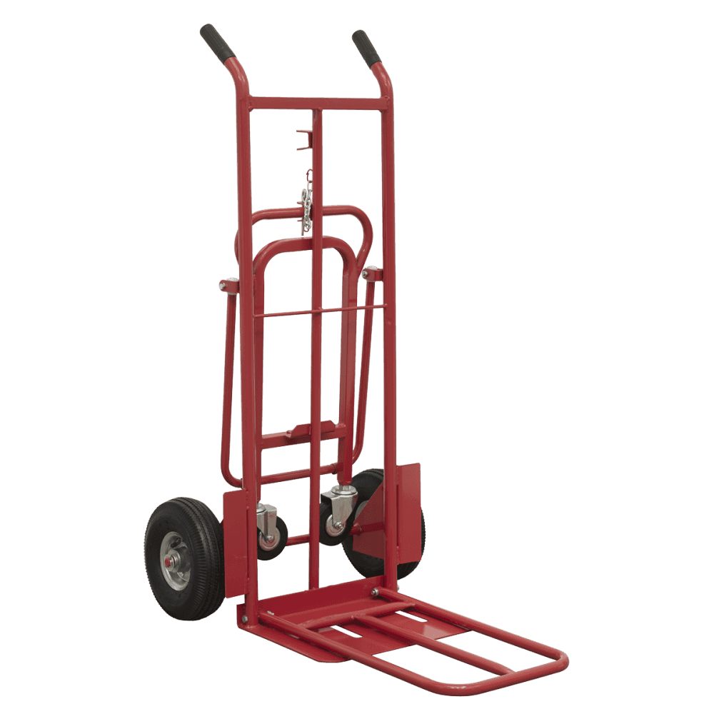 Sealey Sack Truck 3-in-1 with Pneumatic Tyre 250kg Capacity Model No-CST989