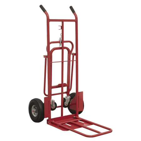 Sealey Sack Truck 3-in-1 with Pneumatic Tyre 250kg Capacity Model No-CST989