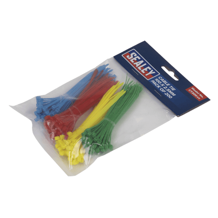 Sealey Cable Ties 100 x 2.5mm Pack of 200 Model No-CT200