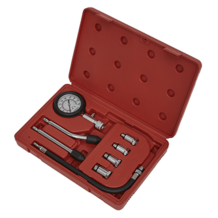 Sealey Petrol Engine Compression Test Kit 8pc Model No-CT955