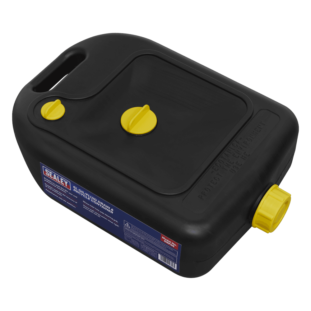 Sealey Oil/Fluid Drain & Recycle Container 5ltr Model No-DRP06