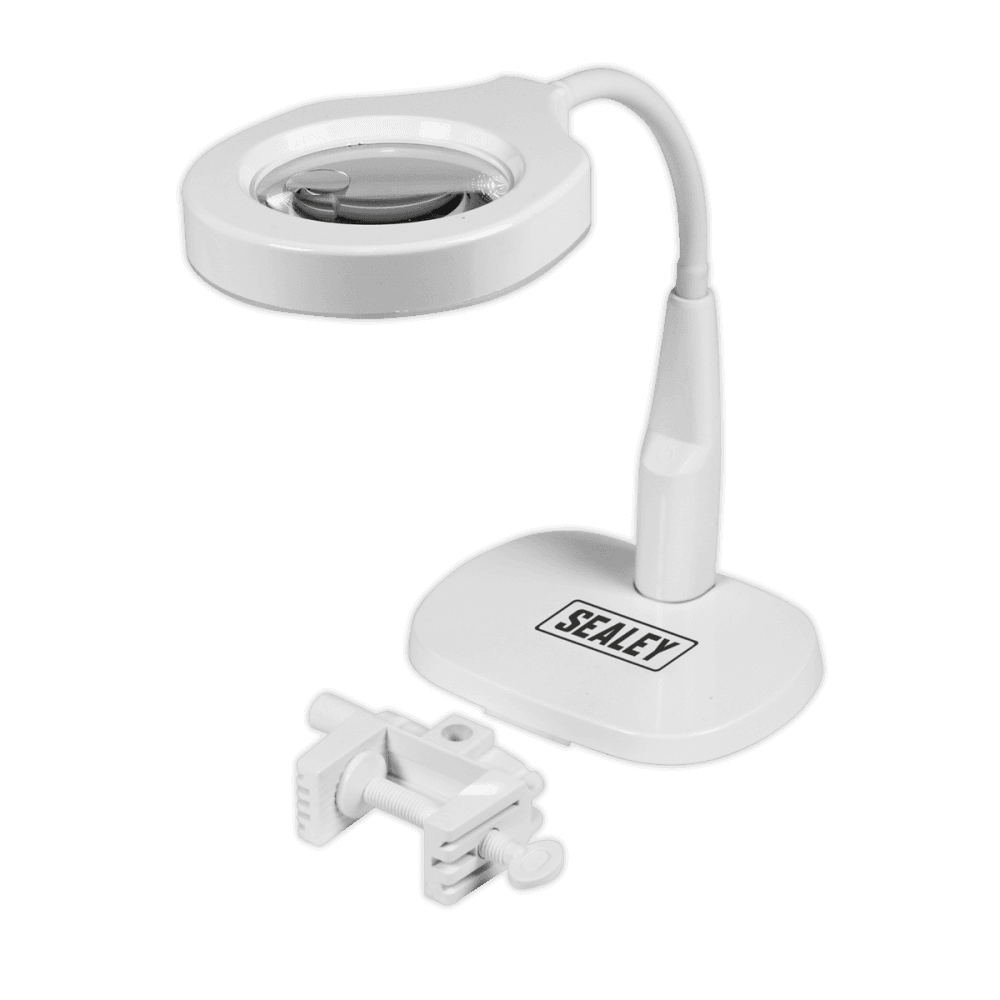 Sealey Dimmable Dual Mounting Magnifying Work Light 230V 45 SMD LED Model No.-WL53/8D