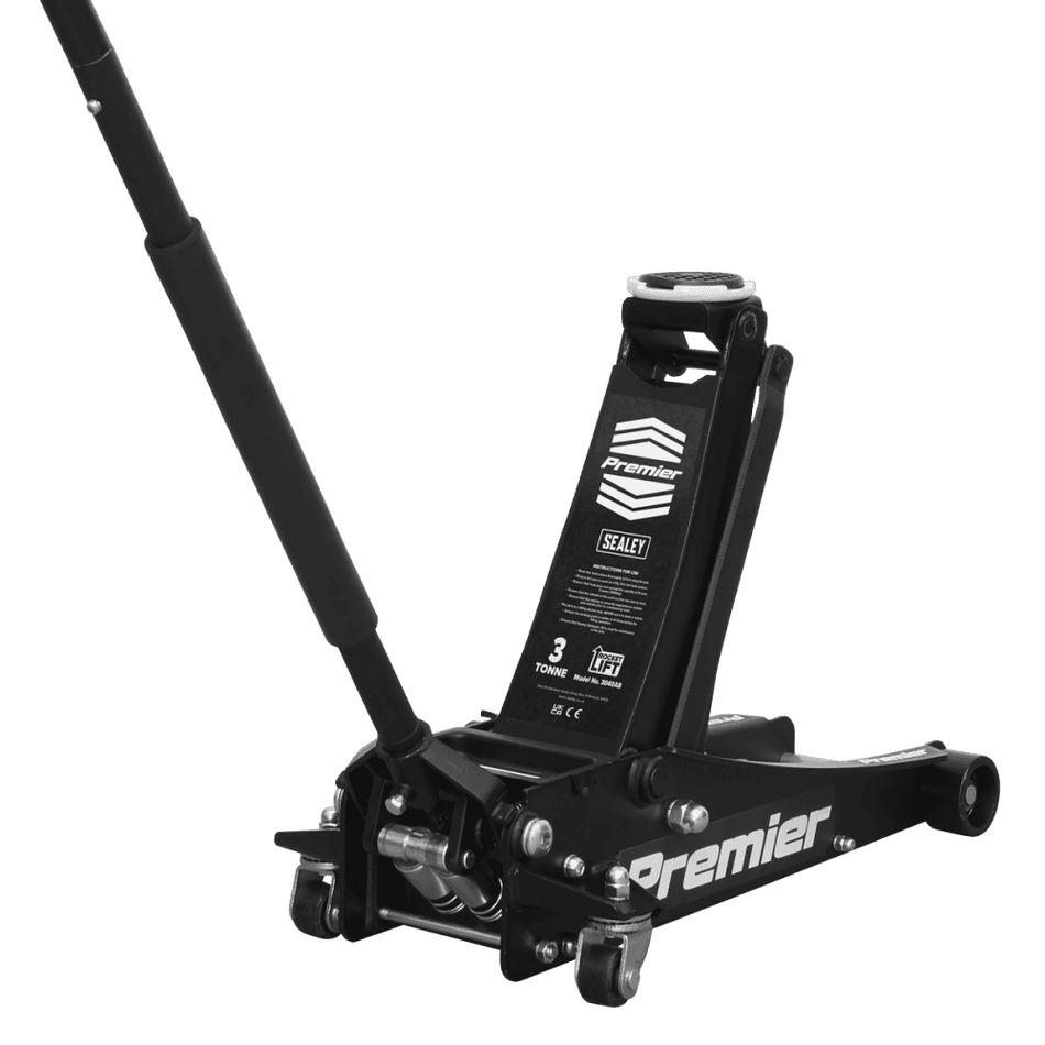 Sealey Trolley Jack 3tonne Rocket Lift Black Model No.-3040AB
