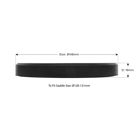 Sealey Safety Rubber Jack Pad - Type A Model No.-JP04