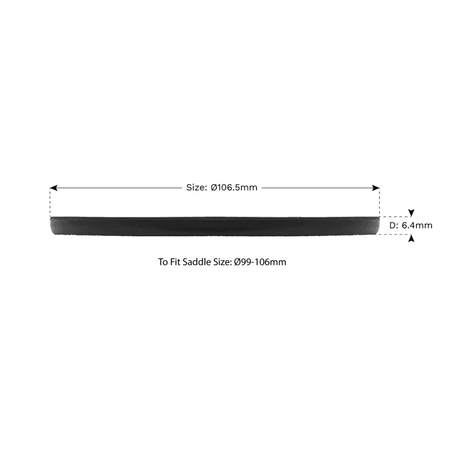 Sealey Safety Rubber Jack Pad - Type B Model No.-JP02