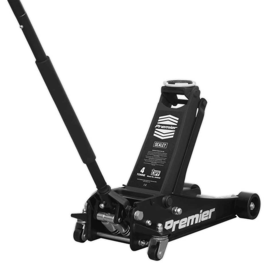 Sealey Trolley Jack 4tonne Rocket Lift Black Model No.-4040AB