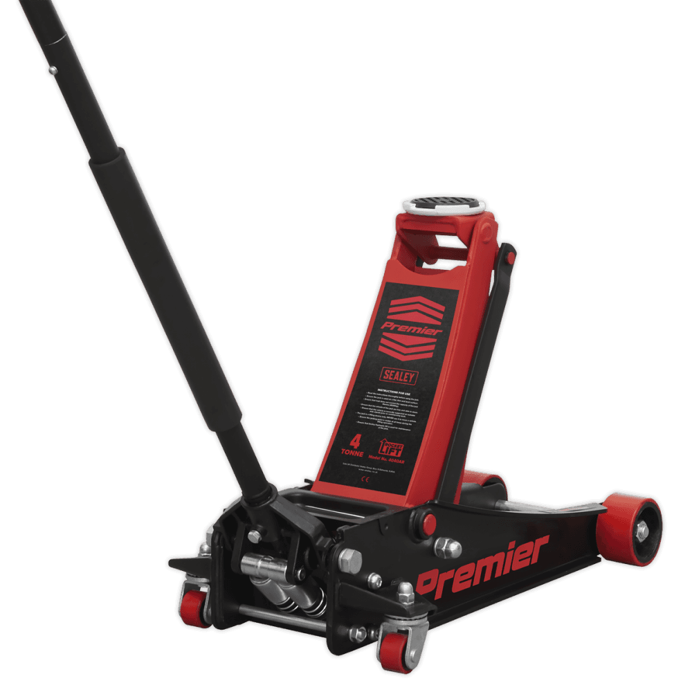 Sealey Trolley Jack 4tonne Rocket Lift Red Model No.-4040AR