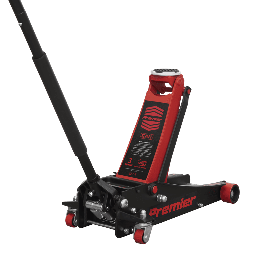 Sealey Trolley Jack 3tonne Rocket Lift Red Model No.-3040AR