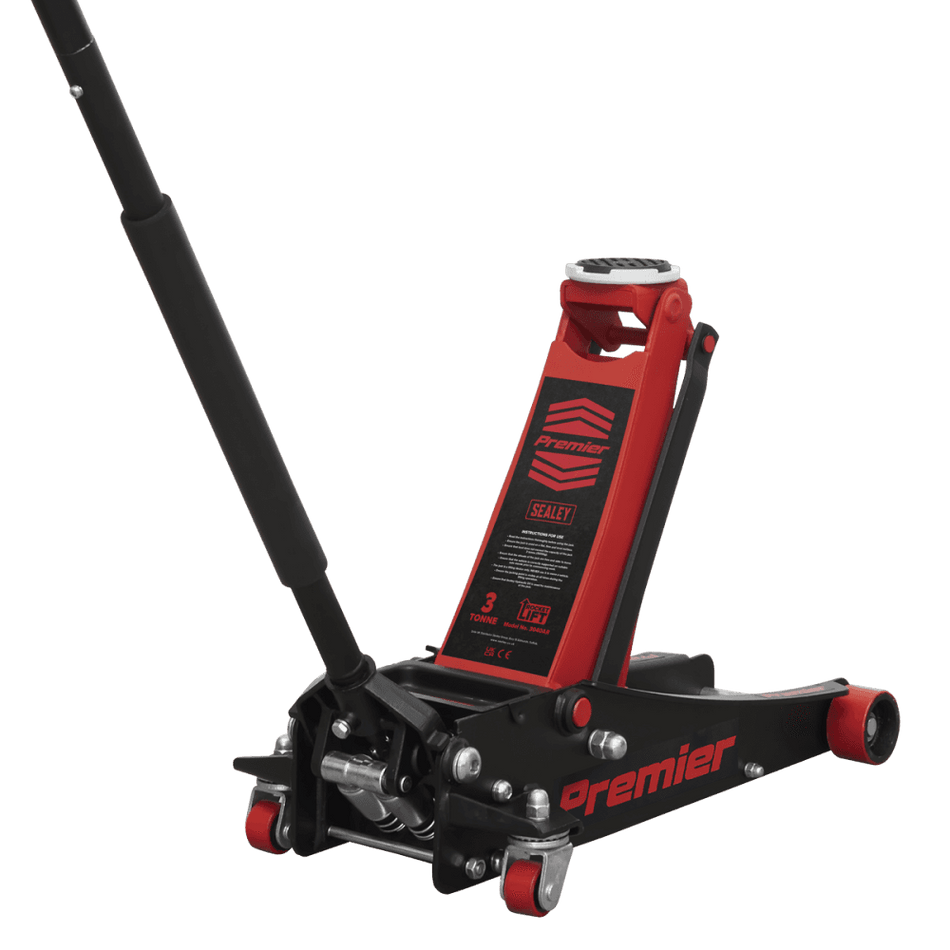 Sealey Trolley Jack 3tonne Rocket Lift Red Model No.-3040AR