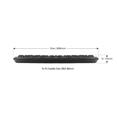 Sealey Safety Rubber Jack Pad - Type B Model No.-JP11