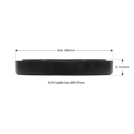 Sealey Safety Rubber Jack Pad - Type B Model No.-JP14