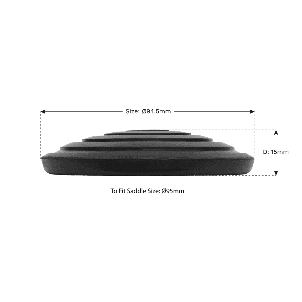 Sealey Safety Rubber Jack Pad - Type C Model No.-JP13