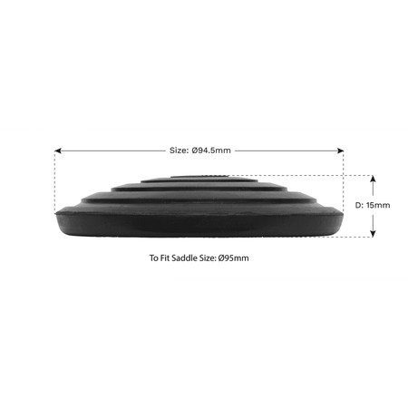 Sealey Safety Rubber Jack Pad - Type C Model No.-JP13