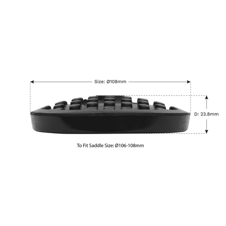 Sealey Safety Rubber Jack Pad - Type C Model No.-JP10