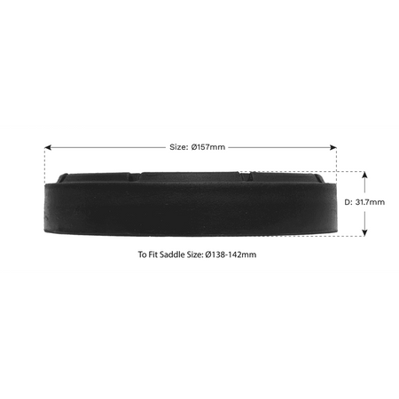 Sealey Safety Rubber Jack Pad - Type A Model No.-JP07