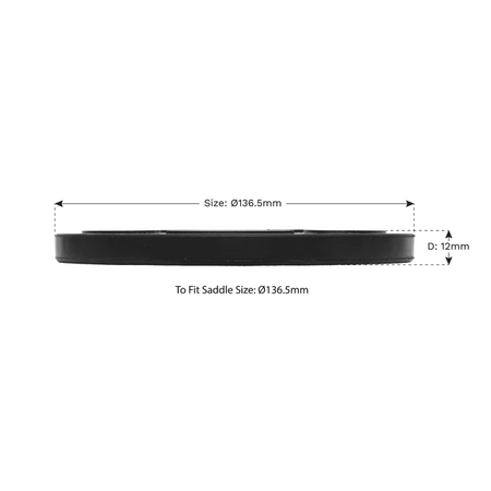 Sealey Safety Rubber Jack Pad - Type B Model No.-JP08