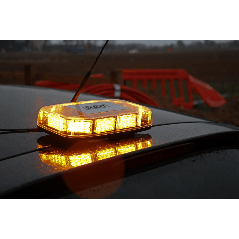 Sealey Mini Light Bar 80 LED 12/24V Magnetic Base Model No.-MLB80MB