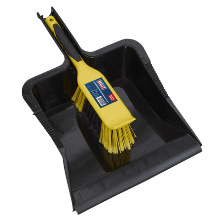 Sealey Bulldozer Yard Dustpan & Brush Set Model No.-BM04HX