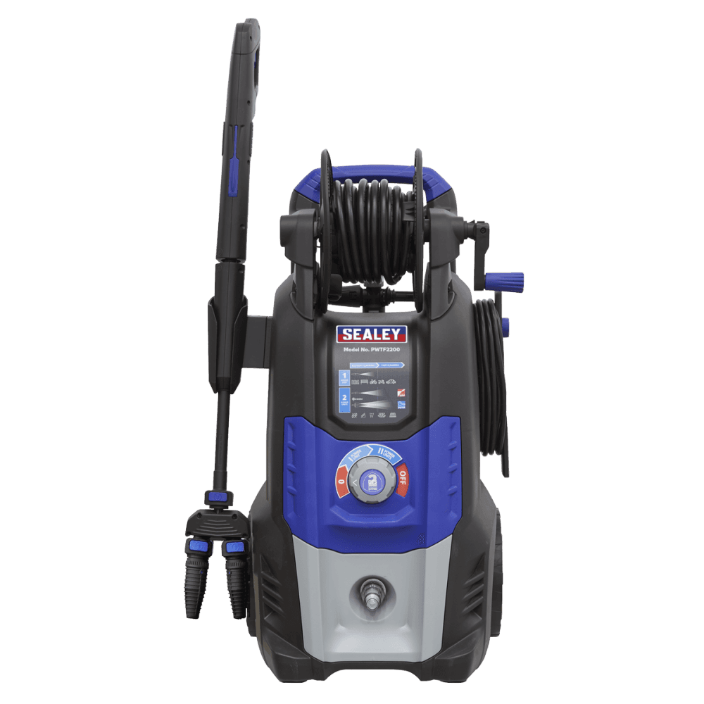 Sealey Pressure Washer 150bar 810ltr/hr Twin Flow 230V Model No.-PWTF2200
