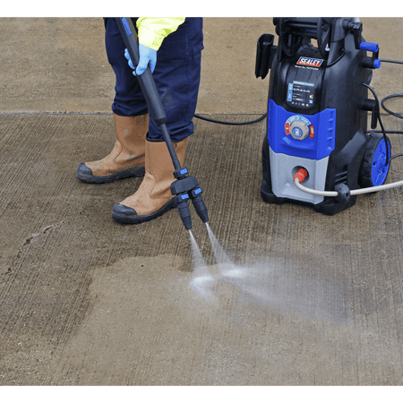 Sealey Pressure Washer 150bar 810ltr/hr Twin Flow 230V Model No.-PWTF2200