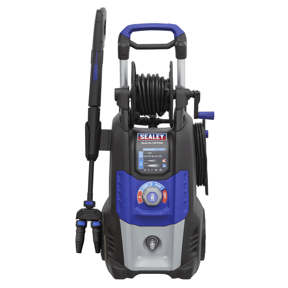 Sealey Pressure Washer 150bar 810ltr/hr Twin Flow 230V Model No.-PWTF2200