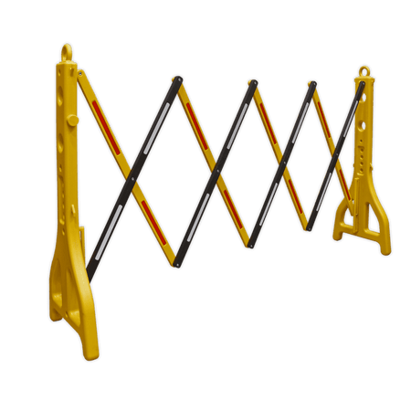 Sealey Plastic Folding Barrier 2500mm Model No.-PFB2500