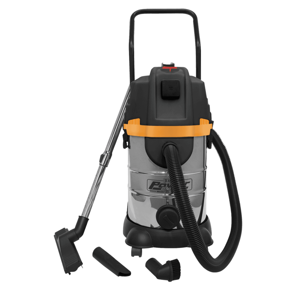 Sealey Vacuum Cleaner Cyclone Wet & Dry 30ltr Double Stage 1200W/230V Model No.-PC300BL