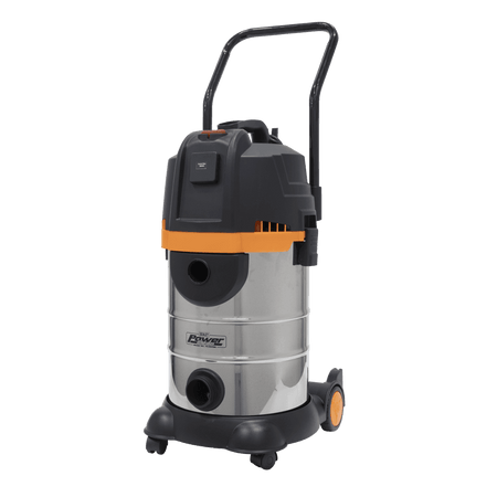 Sealey Vacuum Cleaner Cyclone Wet & Dry 30ltr Double Stage 1200W/230V Model No.-PC300BL