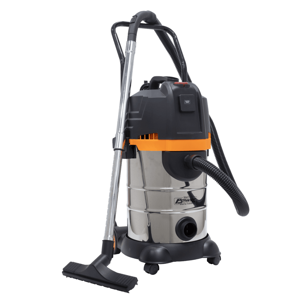 Sealey Vacuum Cleaner Cyclone Wet & Dry 30ltr Double Stage 1200W/230V Model No.-PC300BL