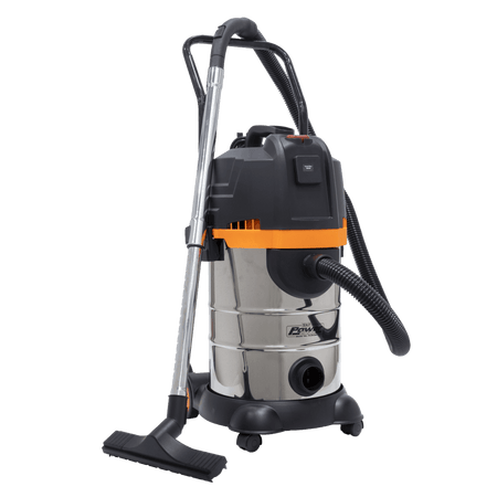 Sealey Vacuum Cleaner Cyclone Wet & Dry 30ltr Double Stage 1200W/230V Model No.-PC300BL