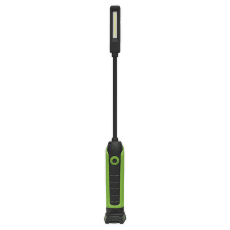 Sealey Flexi Rechargeable Green Inspection Lamp Li-ion 1 COB + 1 LED Model No.-LEDFLEXG