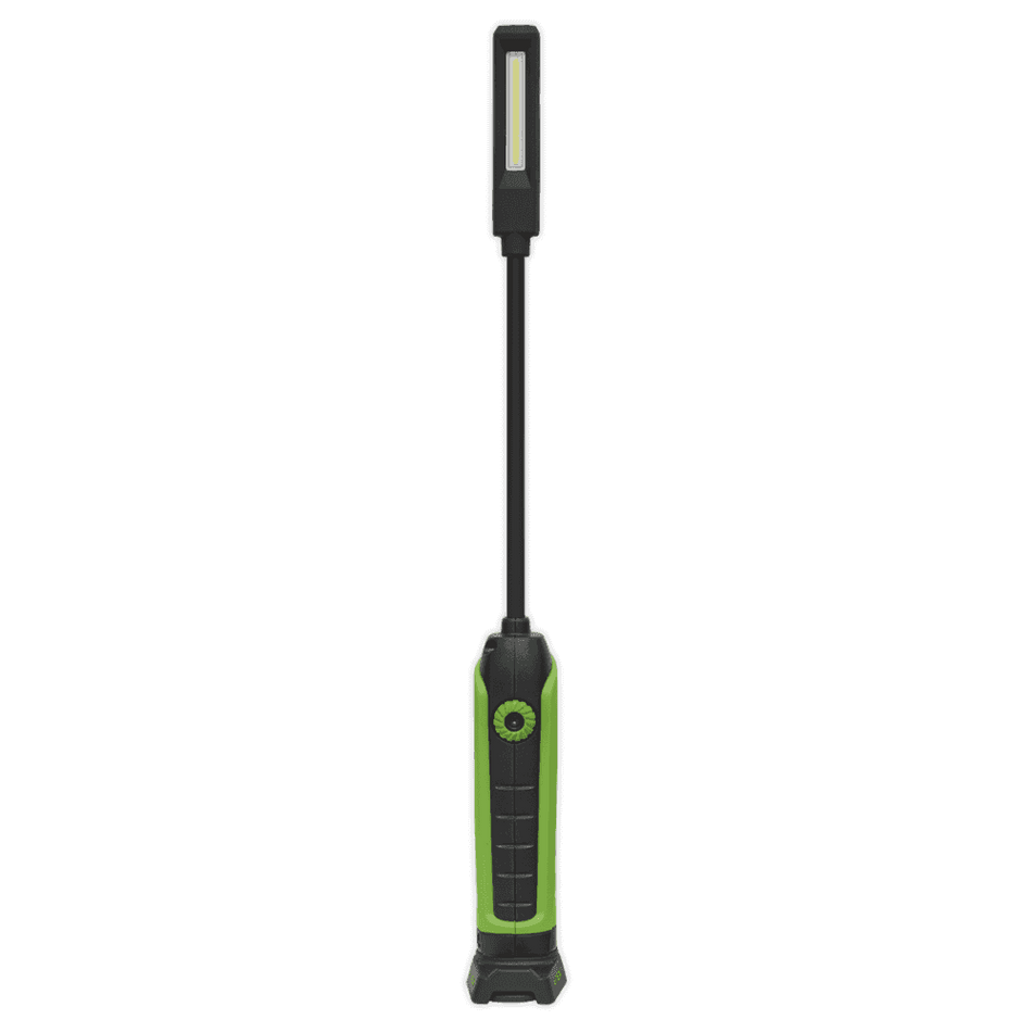 Sealey Flexi Rechargeable Green Inspection Lamp Li-ion 1 COB + 1 LED Model No.-LEDFLEXG
