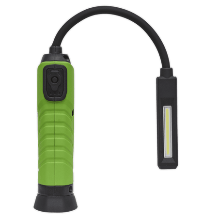 Sealey Flexi Rechargeable Green Inspection Lamp Li-ion 1 COB + 1 LED Model No.-LEDFLEXG