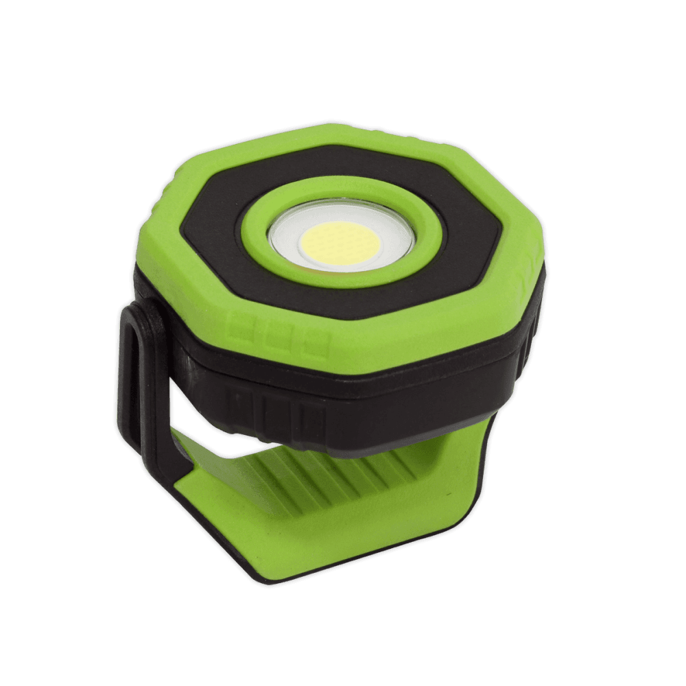 Sealey Rechargeable 360° Pocket Floodlight with Magnet 7W COB LED - Green Model No.-LED700P