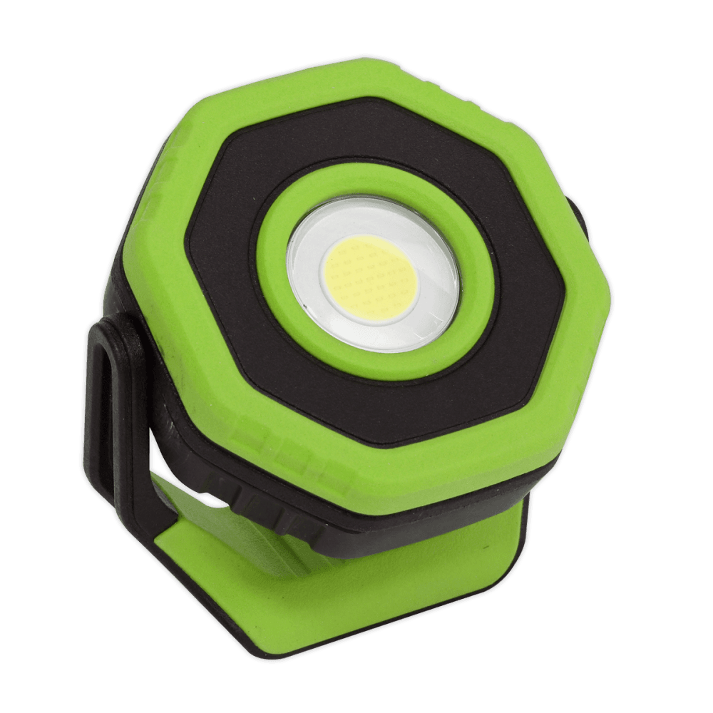 Sealey Rechargeable 360° Pocket Floodlight with Magnet 7W COB LED - Green Model No.-LED700P