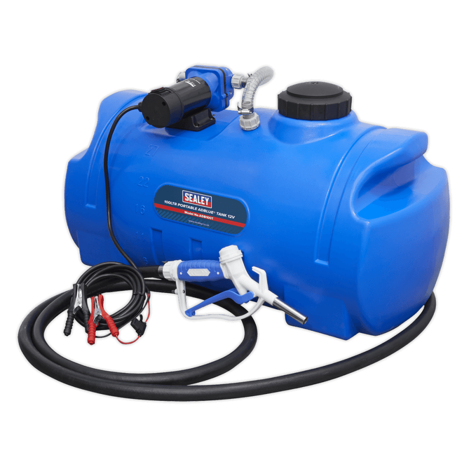 Sealey Portable AdBlueÂ¶© Tank 100ltr 12V Model No.-ADB100T
