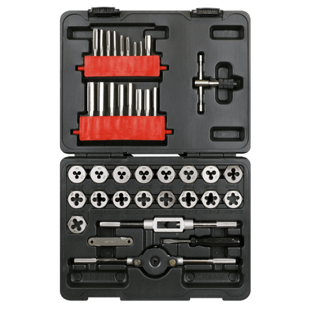 Sealey Metric Tap & Hex Die Set 39pc Model No.-AK3039HM