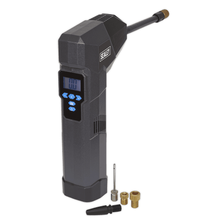 Sealey Compact Rechargeable Tyre Inflator & Powerbank with Work Light Model No.-CTI120