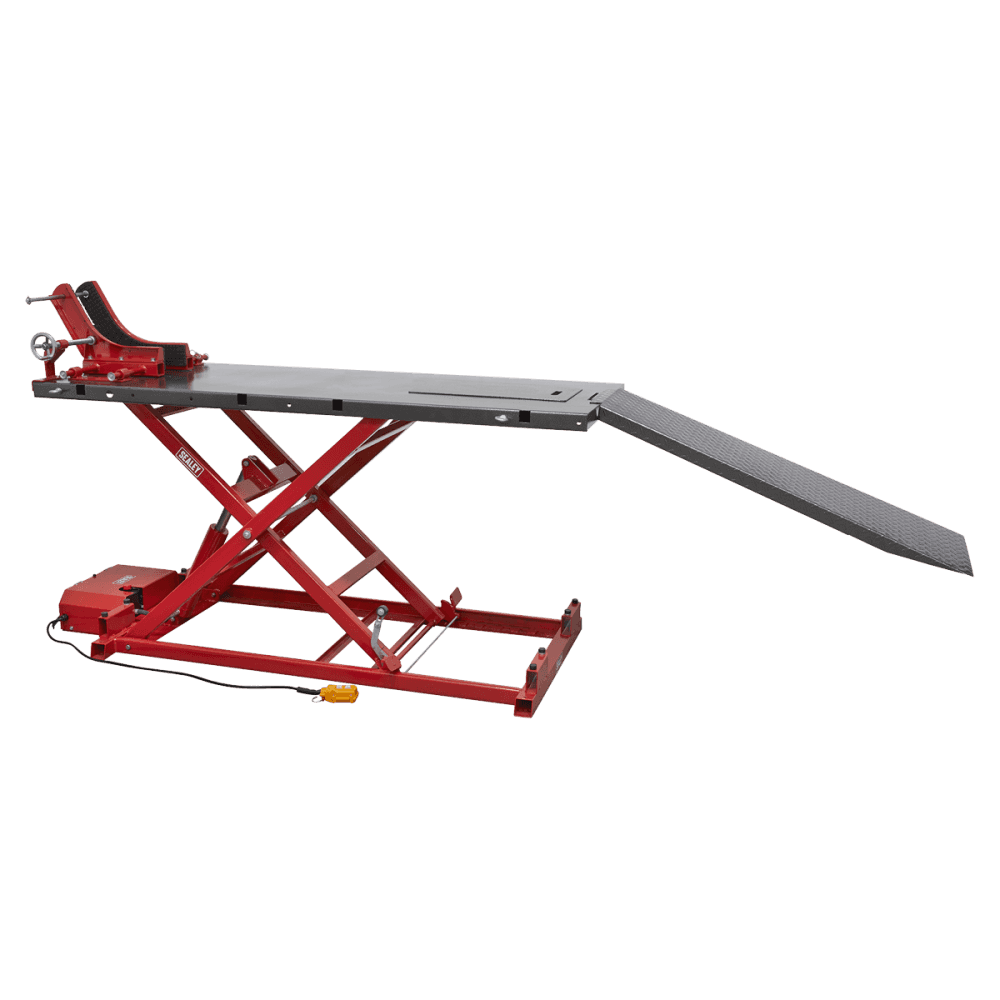 Sealey Motorcycle Lift 680kg Capacity Heavy-Duty Electro/Hydraulic Model No.-MC680E