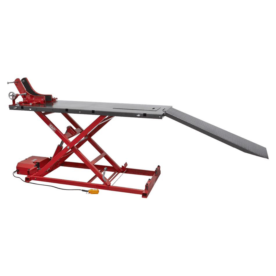 Sealey Motorcycle Lift 680kg Capacity Heavy-Duty Electro/Hydraulic Model No.-MC680E