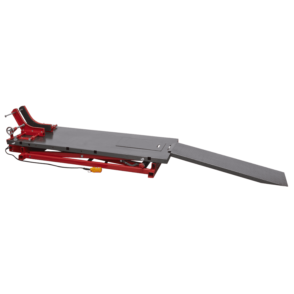 Sealey Motorcycle Lift 680kg Capacity Heavy-Duty Electro/Hydraulic Model No.-MC680E