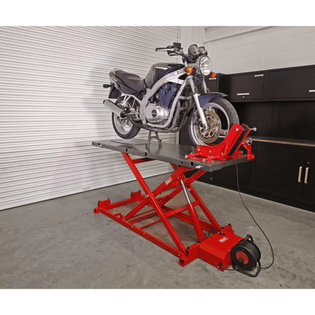 Sealey Motorcycle Lift 680kg Capacity Heavy-Duty Electro/Hydraulic Model No.-MC680E