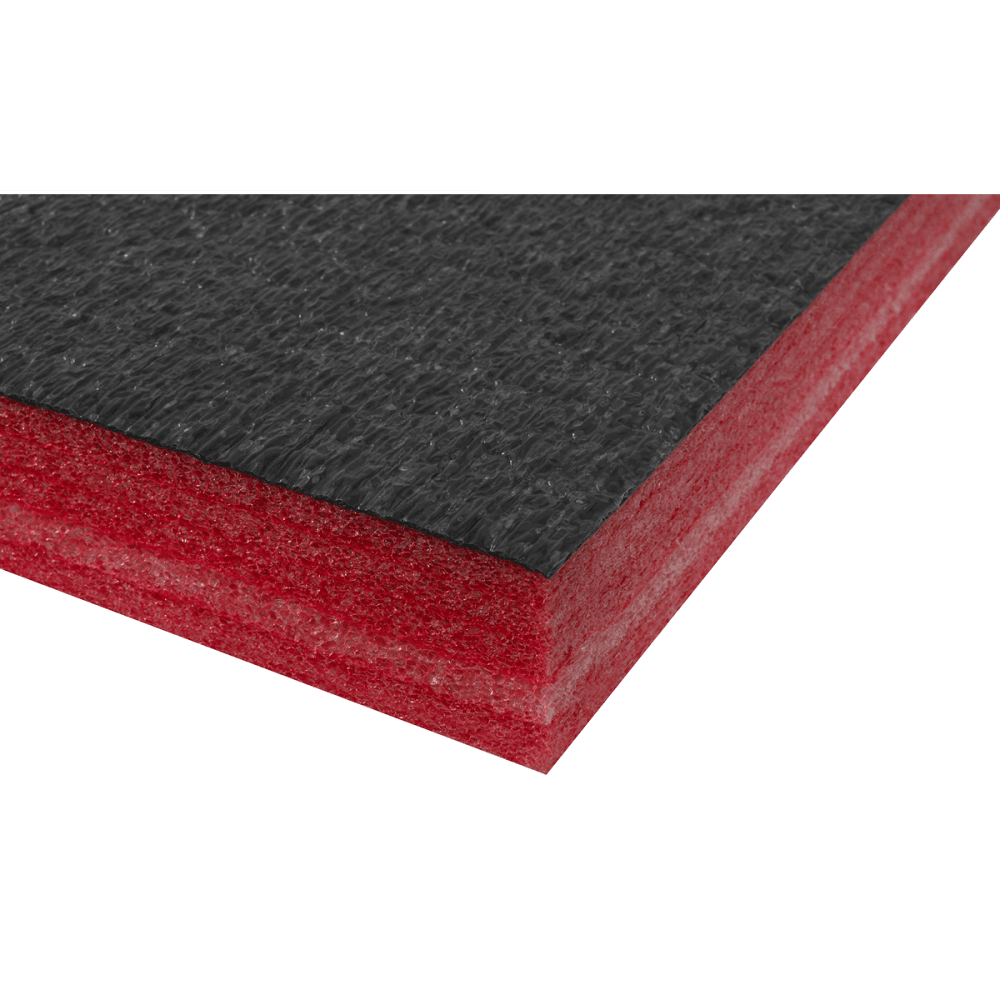 Sealey Easy Peel Shadow Foam Red/Black 1200 x 550 x 50mm Model No.-SF50R