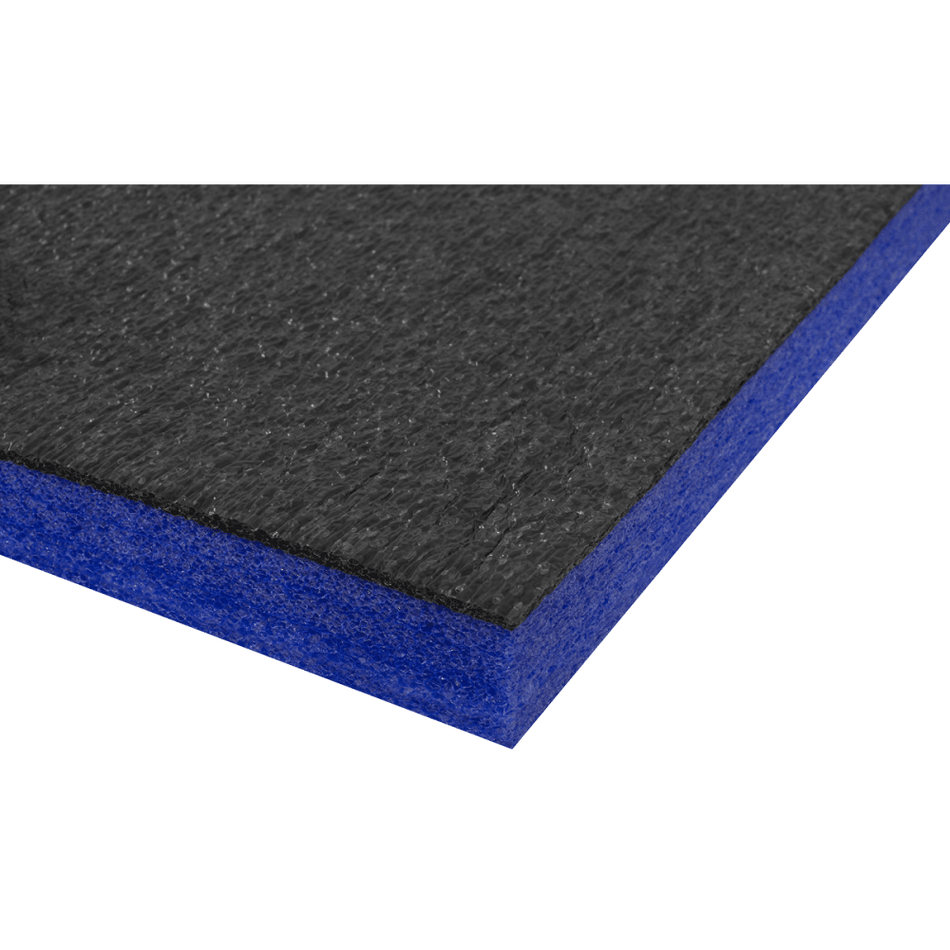 Sealey Easy Peel Shadow Foam Blue/Black 1200 x 550 x 30mm Model No.-SF30B