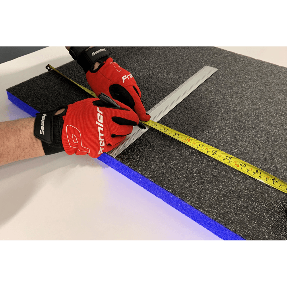 Sealey Easy Peel Shadow Foam Blue/Black 1200 x 550 x 30mm Model No.-SF30B