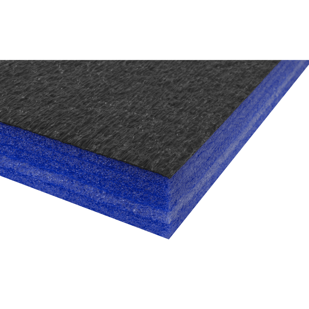 Sealey Easy Peel Shadow Foam Blue/Black 1200 x 550 x 50mm Model No.-SF50B