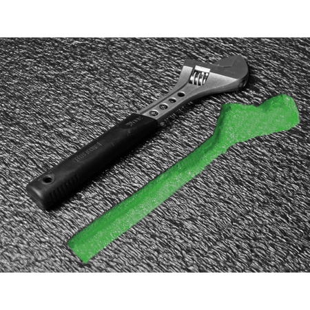 Sealey Easy Peel Shadow Foam Green/Black 1200 x 550 x 50mm Model No.-SF50G