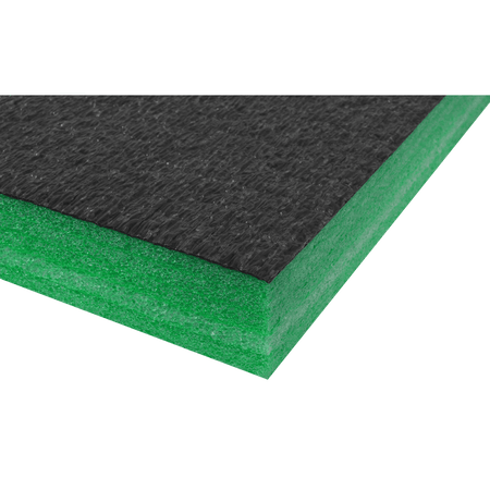 Sealey Easy Peel Shadow Foam Green/Black 1200 x 550 x 50mm Model No.-SF50G