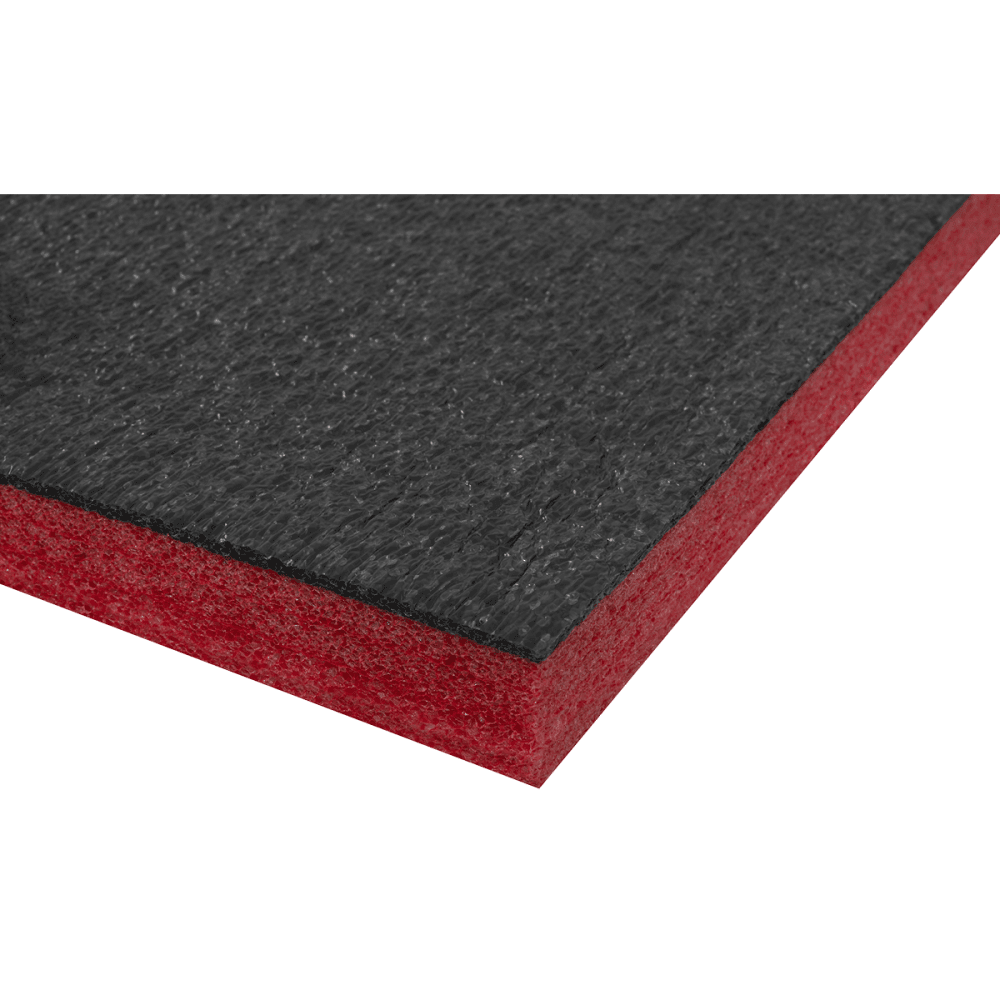 Sealey Easy Peel Shadow Foam Red/Black 1200 x 550 x 30mm Model No.-SF30R